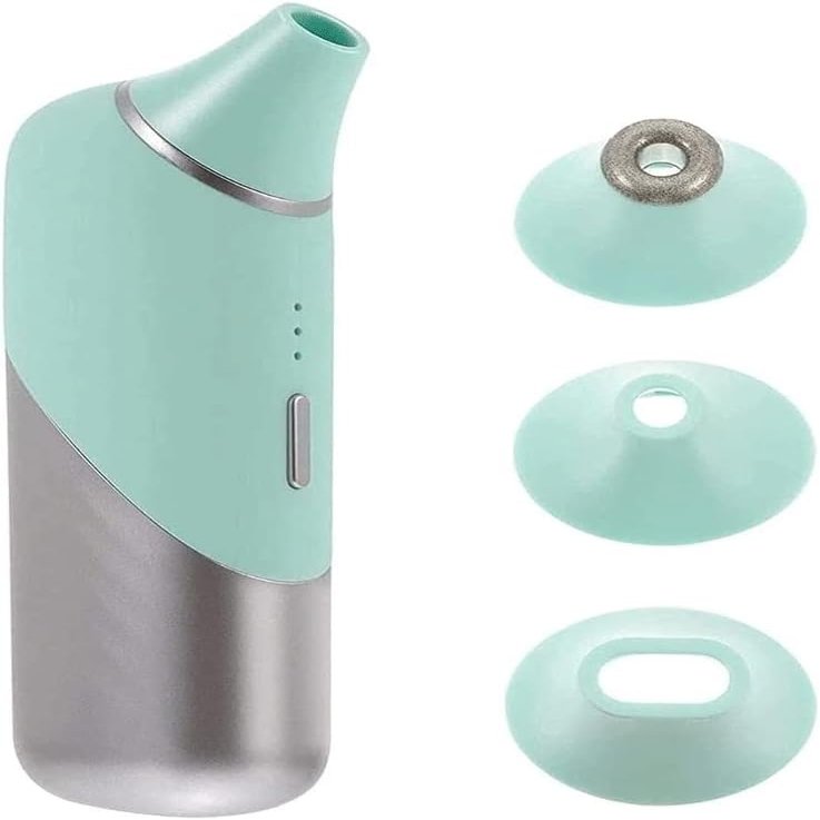 HCUCTOS Vacuum with Camera & 3 Silicone Suction Heads & Pimple Extractor Kit, WiFi Visible Pore Cleaner USB Rechargeable Black Head Remover