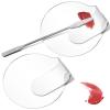 2 Pieces Makeup Mixing Palette with 1Pcs Mixing Stick, Clear Acrylic Makeup Palette Tray, Eyeshadow Hand Cosmetic Foundation Dish Handheld Make Up Plate for Blending view 1