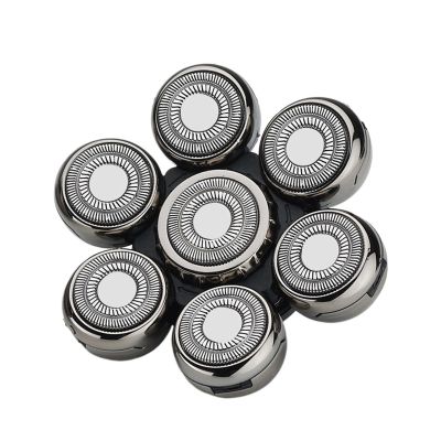 7D Electric Shavers Heads Bald Replacement Heads Razor Blades For Electric Razors Head Shaver