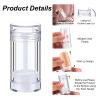 meleg otthon 10 Pcs Empty Deodorant Containers 1 oz/30ml Twist Up Refillable Deodrant Containers Leak Proof Clear Deodorant Bottles Round Lip Balm Tubes for DIY Lipstick Crayon view 3