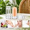meleg otthon 10 Pcs Empty Deodorant Containers 1 oz/30ml Twist Up Refillable Deodrant Containers Leak Proof Clear Deodorant Bottles Round Lip Balm Tubes for DIY Lipstick Crayon view 4