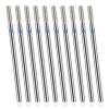 10 Pcs 3/32'' Cuticle Clean Drill Bit Cuticle Nail Drill Bit Set, Electric Nail File Machine Cuticles Bits, Diamond Nails Bits, Manicure Pedicure Polishing Kit for Nails Salon Manicure view 1