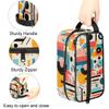 Foerrkelg Tribals Colorful Geometric Travel Toiletry Bag for Men Abstract Geometric Hanging Kit - Waterproof Shaving Bag Bathroom Bags Wash Bag for Toiletries Accessories view 3