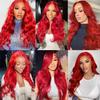 Red Bundles Human Hair Body Wave Bundles 14 14 14 Inch Unprocessed Brazilian Virgin Remy Hair Wine Red 3 Bundle Burgundy Body Wave Human Hair Extensions 50 Gram Per Bundle view 2