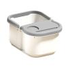 FashionCha Foot Bath Tub, Foot Soaking Basin Bucket with Massage Dots, White Gray, S view 1