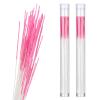 320 Pcs Ear Hole Cleaner Floss Piercing Cleaner Floss Disposable Piercing Aftercare Cleaning Line Nose Ring Cleaners Ear Hole Care Cleaning Tool for Women Men 3.86 Inch (Pink) view 1