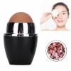 Facial Roller with Volcanic Stone Oil Control Face Massage Tool Portable Reusable Skincare Accessory for Makeup Touch - Up view 3