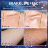 DAMUSI Silver Body Glitter Spray, Shiny Hair and Body Glitter Spray for Clothes, Holographic Glitter Hairspray Quick-Drying Long-Lasting Shimmer Highlighter Powder for Festival Concert Party Rave Prom view 4
