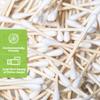 Bamboo Cotton Swabs 2000 Count | Eco-Friendly & Pure Cotton Buds | Double Tipped Sticks | 100% Plant-Based & Natural | Perfect for Makeup & Nail Applications, Arts & Crafts, Removing Dust & Dirt view 3