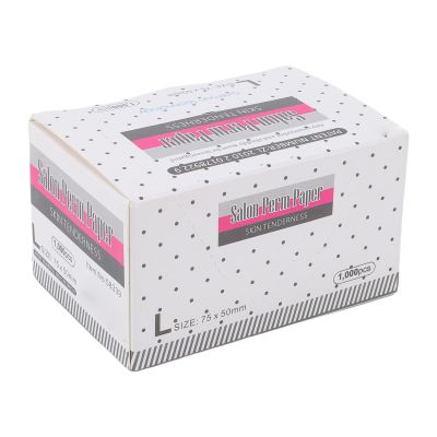 YUYTE Hair Perm Papers 1000 Sheets, Breathable Thin Mesh Perm End Papers for Hair Salon, Professional Stylist & Home Use, High Toughness Personal Grooming Tool (75 * 50mm)