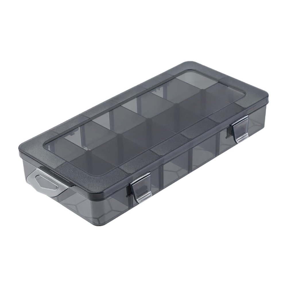 ChuYiElegance Hair Tool Storage Box with Grids Portable Professional Space Saving Simple Headband Hair Clips for Desktop Home Hairstylist