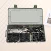ChuYiElegance Hair Tool Storage Box with Grids Portable Professional Space Saving Simple Headband Hair Clips for Desktop Home Hairstylist view 3