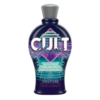Devoted Creations Cult Classic - Ultra Dark Time Released Triple Black Bronzer Dark Tanning Lotion