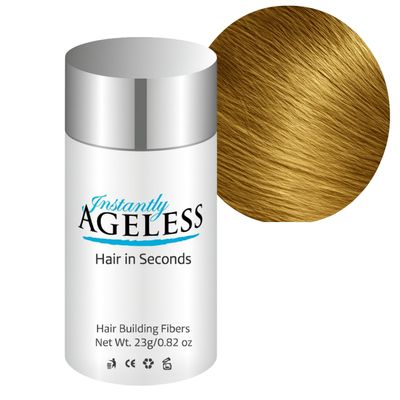 Instantly Ageless Hair in Seconds Hair Building Fibers Hair Thickening Fibers for Thinning Hair & Hair Loss for Fuller-Look - 0.83 oz (23g) - Medium Blonde