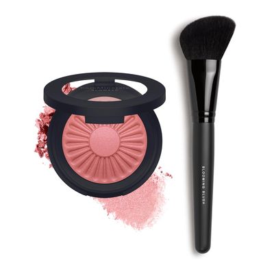 bareMinerals Gen Nude Blonzers, Blush & Bronzer Hybrid + Blooming Makeup Blush Brush Bundle