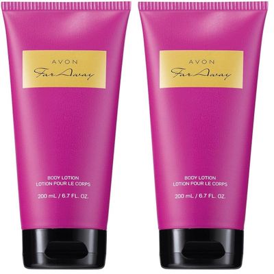 AVON Far Away Liberating Perfumed Body Lotion (Pack of 2)