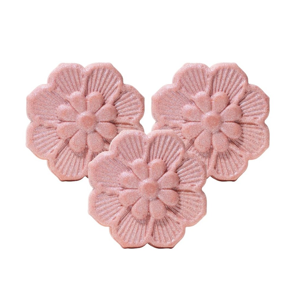 Pacha Soap Co. Bath Bombs - White Blossom & Fig Scent, Handcrafted, Nourishing & Moisturizing Fizzing Bath Frothers with Clean Ingredients, Non-Toxic, Dye and SLS-Free, Made in USA, 3-Pack (5 oz Ea)