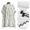 Salon-Professional Perming Cape for Adults, Anti-Static & Wrinkle Resistant, Floral Cactus for Hair Services, 55x66 Inches view 4