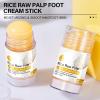 2-Pack Rice Cracked Heel Repair Balm Stick, Moisturizing Heel Stick For Cracked Feet, Foot Cream For Exfoliating Callus Remover, Easy Application, Deeply Moisturize & Soften Feet, Exfoliates Dead Skin view 3