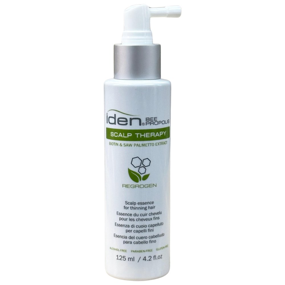 Scalp Therapy Regrogen by Iden Bee Propolis 4.2 oz / 125 ml | Leave-In Scalp Treatment, Hair Regrowth & Thinning Hair Treatment