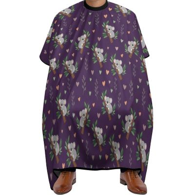 Barber-Grade Haircut Cape Polyester, Durable & Lightweight for Styling, Koala for Coloring, 55x66 Inch