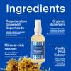 umanos Sea Salt Texture Spray, Seaweed Superfoods, Adds Volume & Soft Waves, All Hair Types, Sulfate Free, Vanilla Scent view 3
