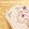 Makeup Advent Calendar 2025, 24 Days Beauty Gift Set for Adult Women & Teen Girls  GlAM CODE Christmas Countdown Calendar Beauty & Cosmetics Holiday Surprise Make Up Gift Kits - Rose Golden view 2