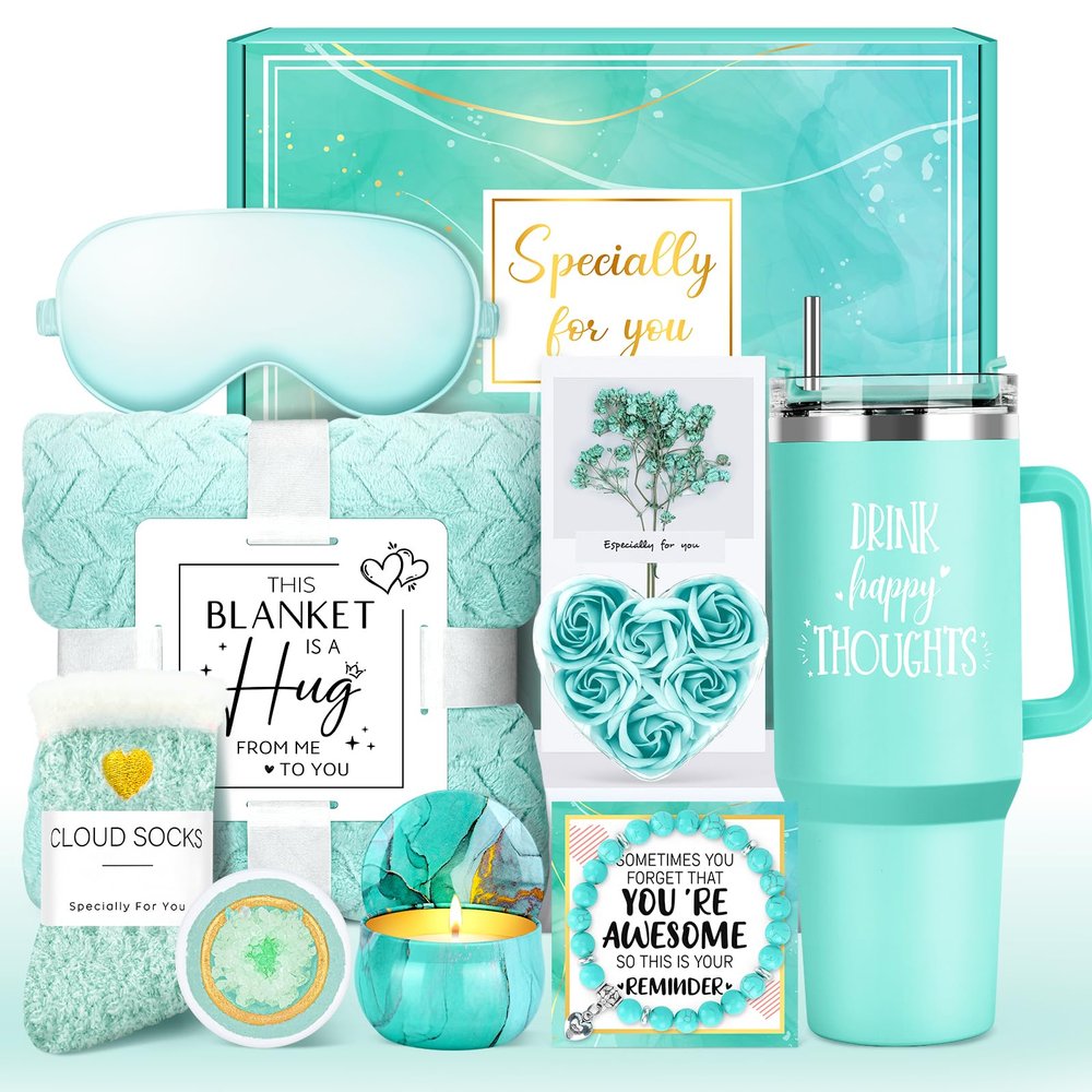 Gift Baskets for Women Birthday Gifts for Women Unique Get Well Gift for Woman Luxury Self Care Gifts for Woman Get Better Soon Care Package Set for Her Spa Kit Box for Girlfriend, Best Friends, Mom