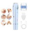 Women Shaver - 17.5cmx3.5cmx3cm Electric Women Razor | Waterproof Double Heads Groomer | Electric Razors for Shaving 400mAh | Rechargeable Shaver for Pubic Skin Legs Beauty Intimate Travel Underarm view 4