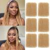 Afro Kinkys Bulk Human Hair 18 Inch Afro Kinky-Curly Human Hair Bulk for Twist Dreadlock Extensions Locs Repair Soft 4C Curly for Braids 6 Bundles 105 Gram Honey Blonde# view 1
