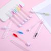 30PCS Reusable Lash Spoolies with Tube,Shiny Diamond Mascara Applicator,Empty Mascara Tubes,Eyelash Brushes for Eyebrow, Eyelashes Extension, Makeup Tool view 3