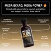Derm Dude Beard Growth Bundle for Men | Mega Beard Oil + Biotin Gummies | Thicker, Fuller, Softer, Stronger Beard Care view 2