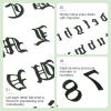 10 Pack Letter Tattoos Temporary Gothic waterproof Temporary Tattoos Small English Letters tattoo stickers for Adult Finger Neck Body view 3
