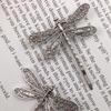 Dragonfly Hair Clip,Antique Headwear Wedding Retro Styling Hair Clip,Bridal Headdress, Color Head Wear Styling Hair Accessories for Girls Women Bobby Pins Hairpins French view 2