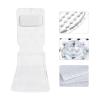 Bath Pillow Full-Body Bath Pillow with Suction Cups, Soft PVC Foam Back, and Tailbone Support Spa Pillow view 4
