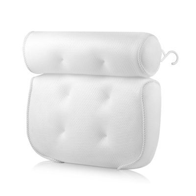 Bath Pillow Breathable 3D Mesh Spa Bath Pillow Home Massage Relax Neck and Back Support Tub Bathroom Spa Pillow