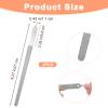 4 Pcs Diamond Nail File, 8 Inch Diamond Nail Files for Women Natural Nails Toenails (Silver) view 2