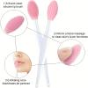 2-Pack Nose Exfoliating Brush Kit  Dual-Sided Facial Cleaning Tools for Blackhead Removal, Pore Care & Daily Skincare Routine, Silicone Exfoliator for Smooth, Clear Skin view 2