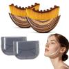 2pc Lymphatic Contour face Brush and Body Brushes,face Brush for Lymphatic Drainage,Contour Faces Brush for Lymphatic Drainage Ergonomically Designed to Fit The Skin Precisely and Relieve Fatigue view 1