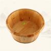 Cedar Wood Foot Bath Tub, 20cm High Solid Wood Soaking Basin for Home Spa, Durable Wooden Foot Bath Supplies for Daily Relaxation and Foot Care view 1