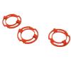 3pcs Shaver Heads Holder PlateCompatible For PhilipsSH90 SH70 RQ12+ S9000 S7000 S9712 S9321 S9300 S9531 S9522 S7530 S7310, Razor Head Holder view 2