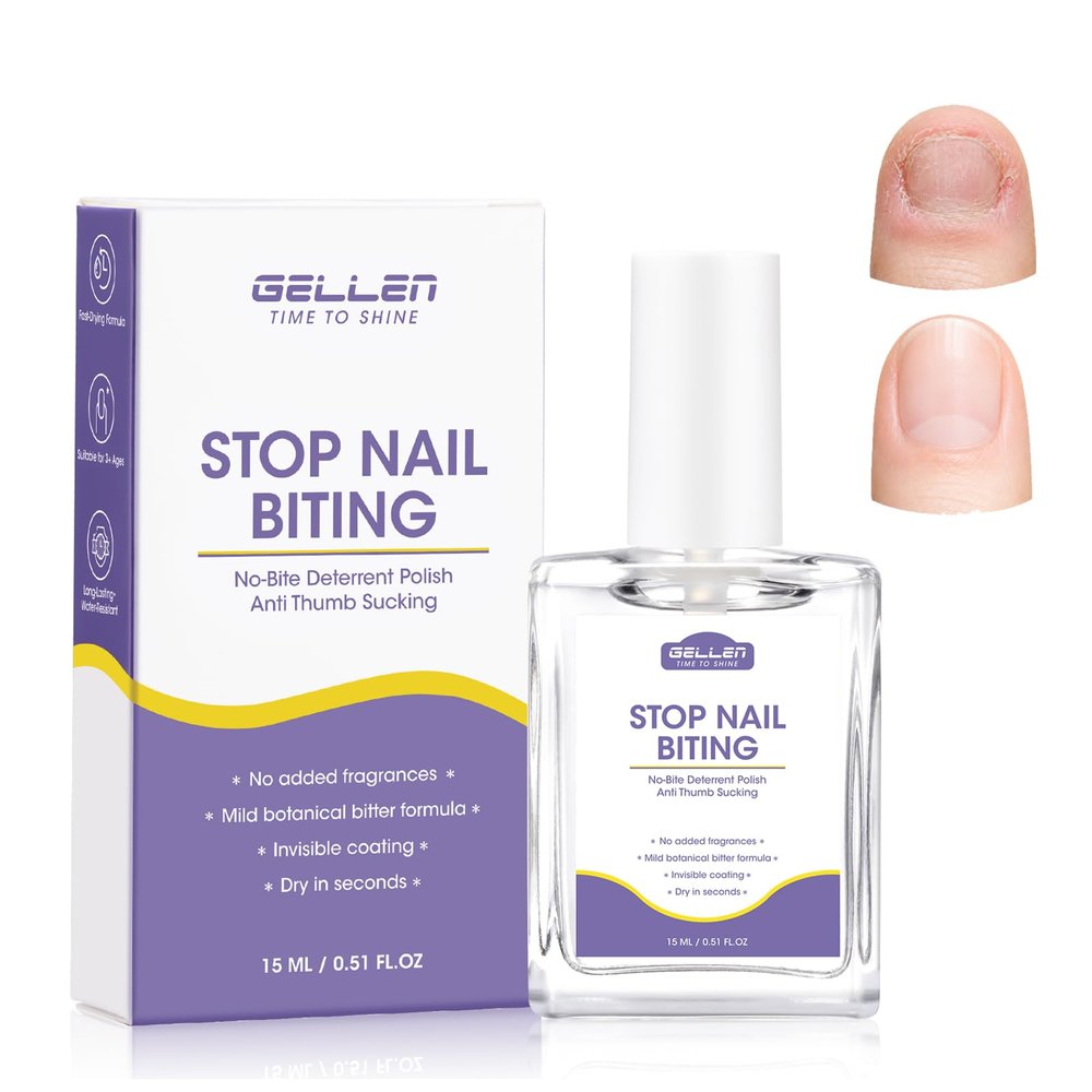 GELLEN Nail Biting Prevention for Kids & Adults, Bitter Taste, 15ml