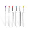 20pcs Reusable Silicone Lip Brushes With Easy Closure Lids Not Irritating Cosmetic Tools For Professional Makeup Artists Silicone Cosmetic Brushes view 3