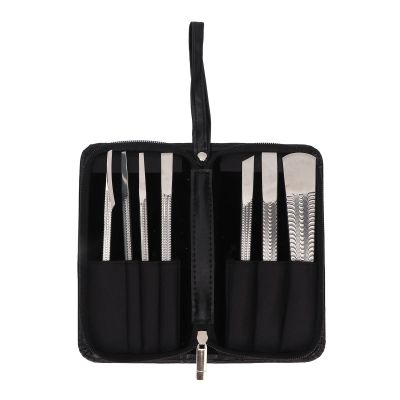 7Pcs Pedicure Set, Stainless Steel Foot Nail Tool Kit, Exfoliating Scraper File with Storage, for Ingrown Nails Calluses Corns Removal, and Portable Pedicure Tools