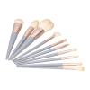 10PCS Makeup Brushes Set, Soft Brushes for Blush Eye Shadow Eyebrow Highlight, Beauty Brushes Set with Aluminium Handle, Cosmetic Brushes for Makeup Beginners and Experts view 4