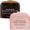 Brooklyn Botany Brown Sugar & Himalayan Salt Body Scrub Set  Exfoliating and Moisturizing Face, Body, Hand & Foot Scrubs  2 x 10 oz view 1