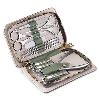 Nail Clippers Set Holster Anti Splash Manicure Full