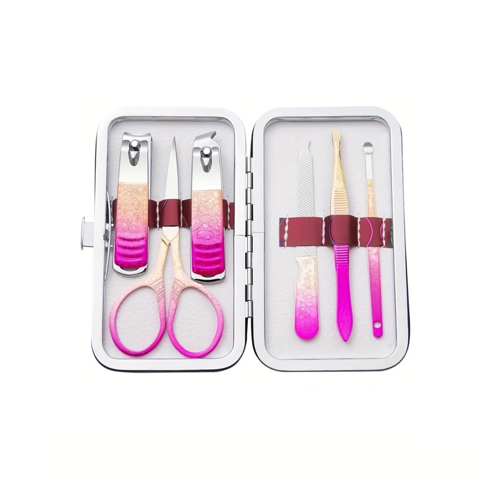 6-12PCS Nail Clipper Set Cuticle Push Hand SND Ear Pedicure