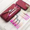 6-12PCS Nail Clipper Set Cuticle Push Hand SND Ear Pedicure view 3
