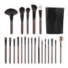 21pcs Makeup Brush Set, Cosmetic Brush Kit, Wooden Handle Eyeshadow Blush Brush with Storage, Soft Brush Hair for Makeup Application, Includes view 1